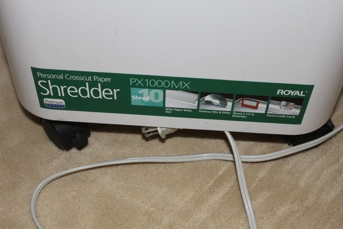 ROYAL PX1000MX Crosscut Paper Shredder [Photo 3]