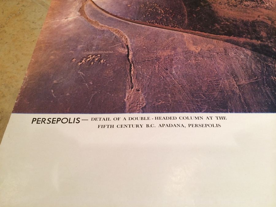 Original Vintage Iran Persia Travel Poster [Photo 2]