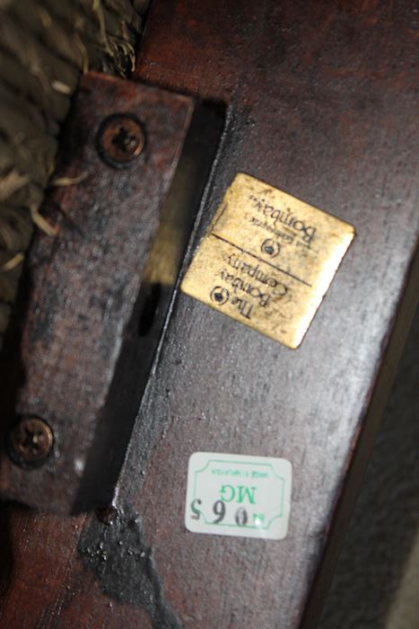 Bombay Secretary Desk With Bombay Rush Seat Chair [Photo 7]