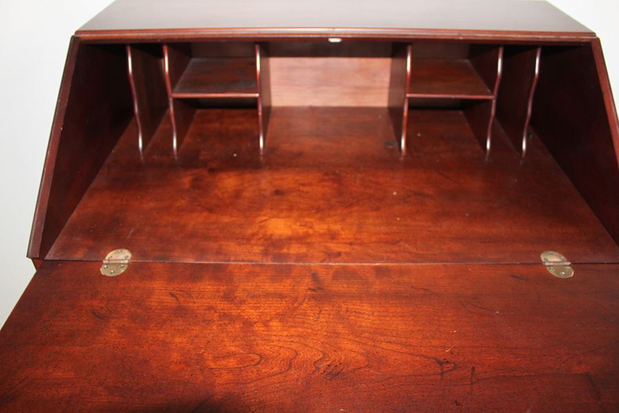 Bombay Secretary Desk With Bombay Rush Seat Chair [Photo 10]