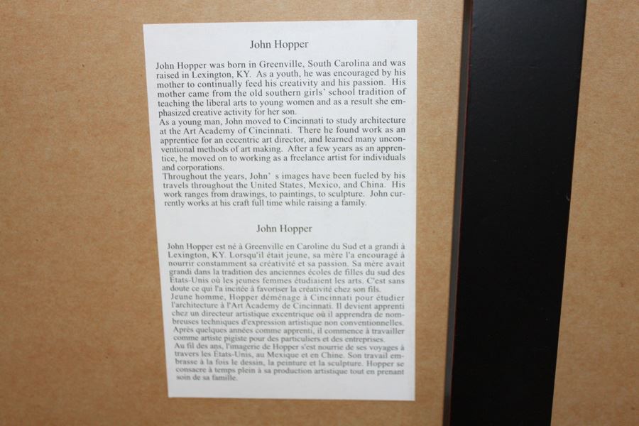 John Hopper Print With Display Easel [Photo 7]
