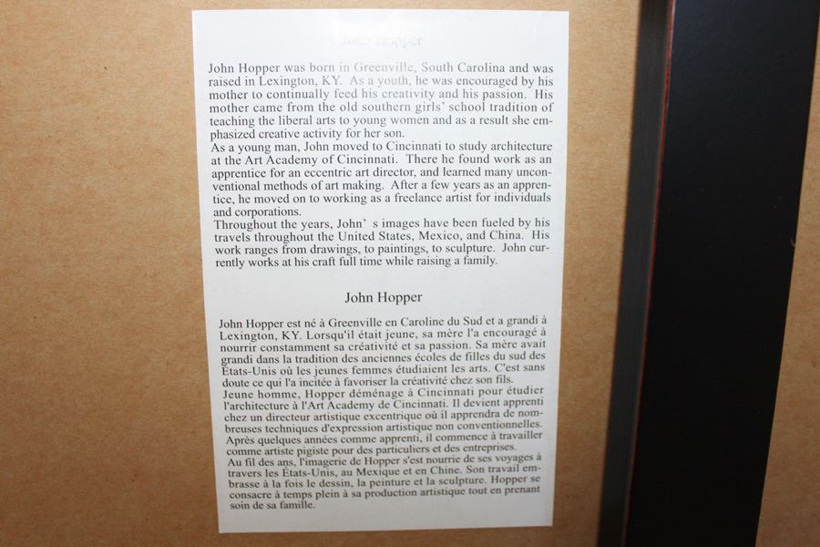 John Hopper Print With Display Easel [Photo 8]