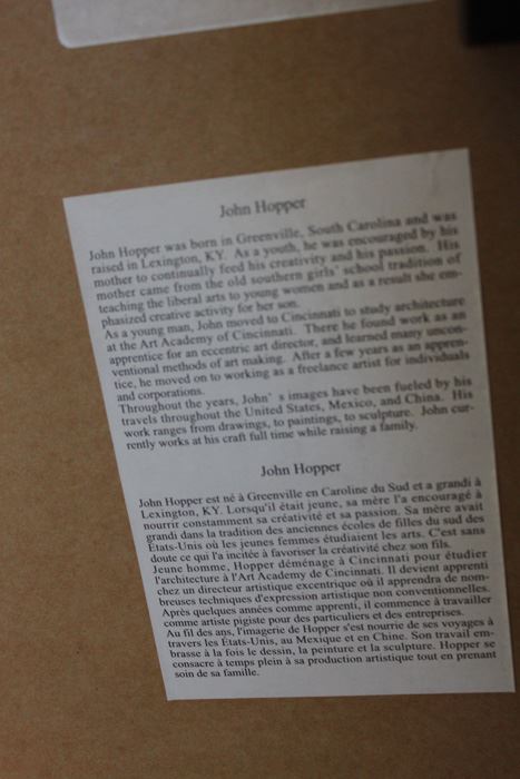 John Hopper Print With Display Easel [Photo 6]