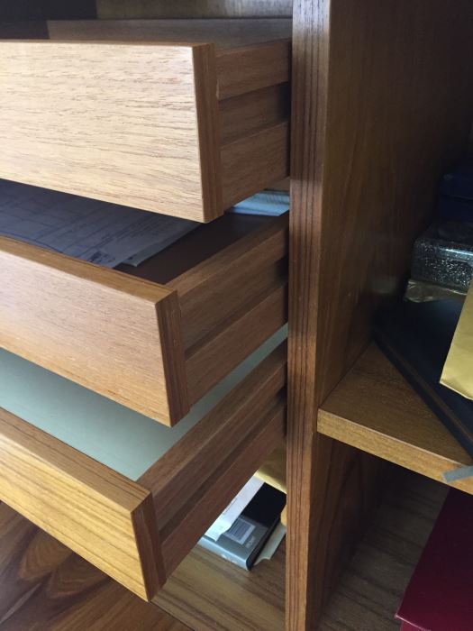 Danish Desk With Hutch Note Damage On Right In Photo Have Key [Photo 7]