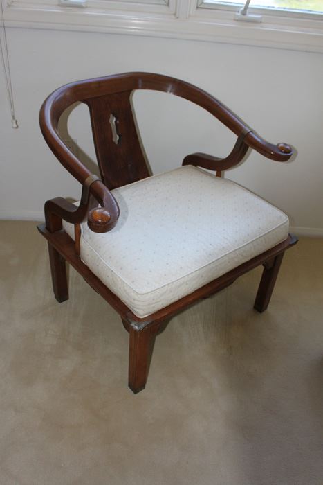Stylish Bent Wood Designer Chair With Brass Accents [Photo 11]