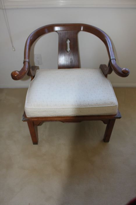 Stylish Bent Wood Designer Chair With Brass Accents [Photo 4]