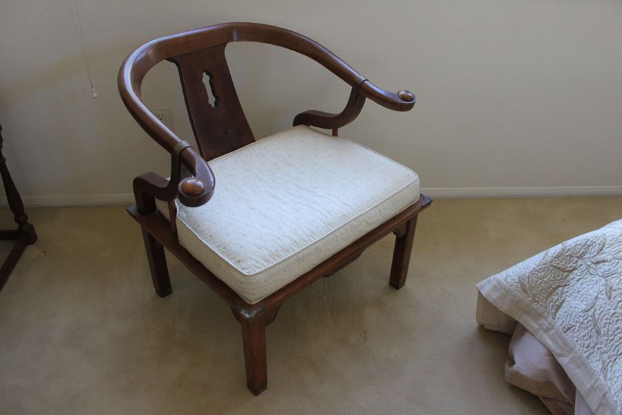 Stylish Bent Wood Designer Chair With Brass Accents [Photo 13]