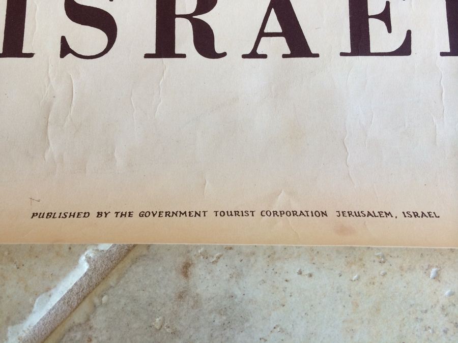 Original Vintage Nazareth Israel Travel Poster [Photo 6]