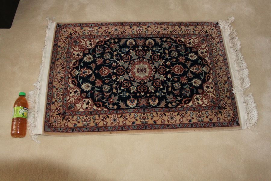 Designer Hand Knotted Wool Area Rug [Photo 1]