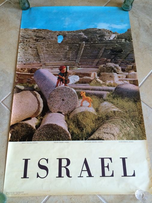 Original Vintage Israel Travel Poster [Photo 1]