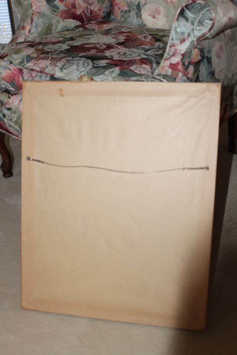 Original Framed Oil Painting By E. Valda Del Castillo 1987 Prescott Arizona [Photo 5]