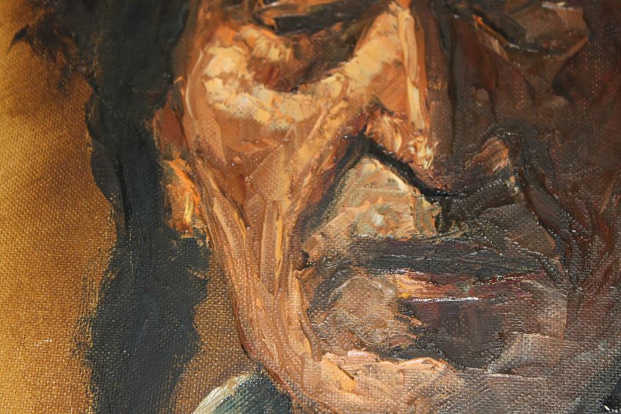 Original Framed Oil Painting By E. Valda Del Castillo 1987 Prescott Arizona [Photo 4]