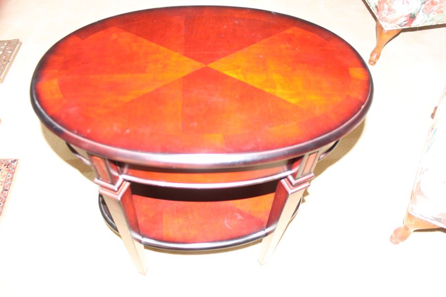 Two-Tier Side Table With Drawer [Photo 9]