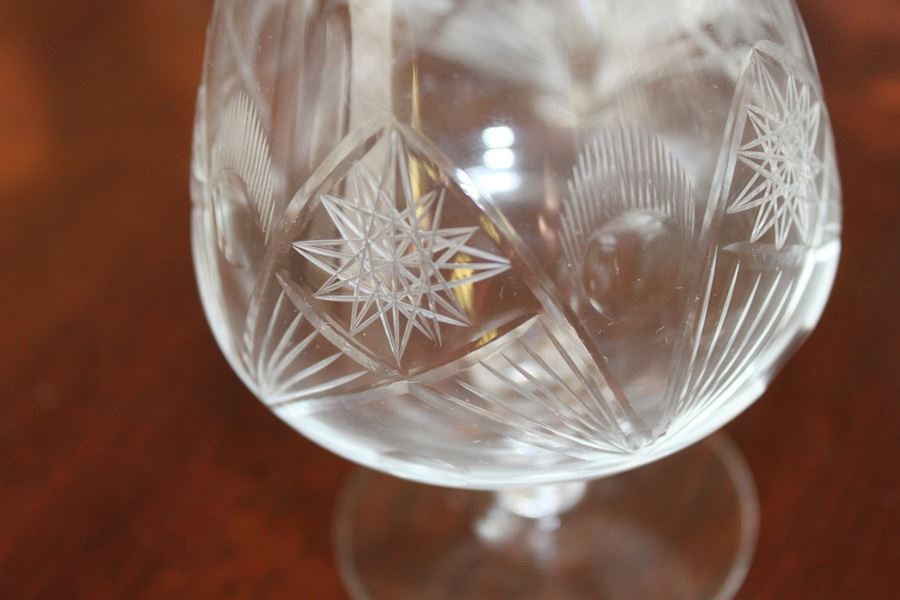 (5) Cut Stemware Lot [Photo 3]