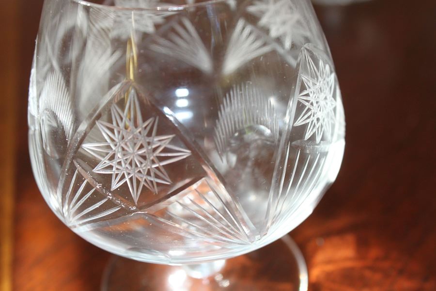 (5) Cut Stemware Lot [Photo 5]