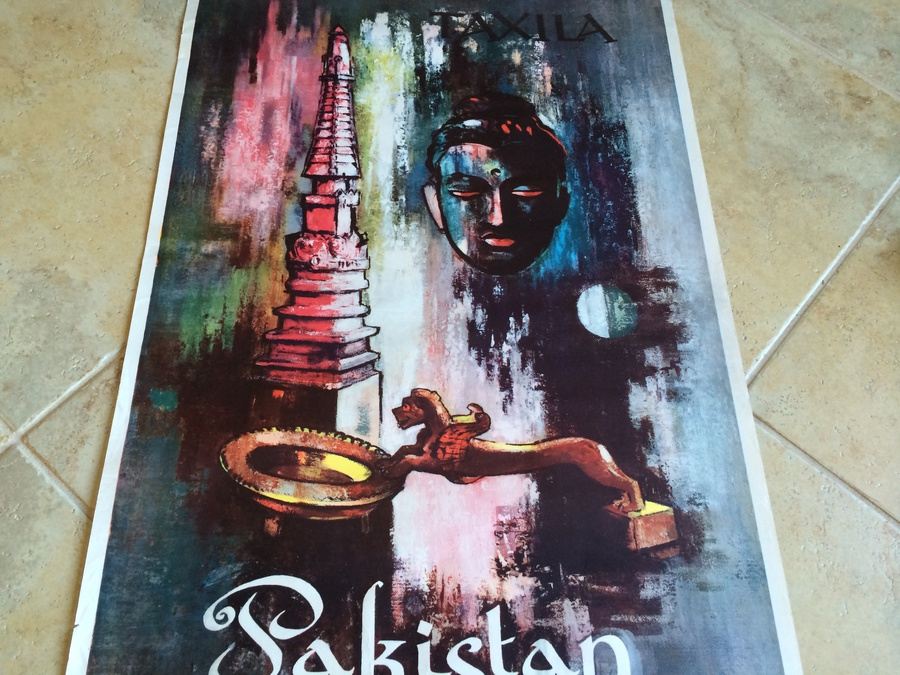 Original Vintage Pakistan Travel Poster [Photo 3]
