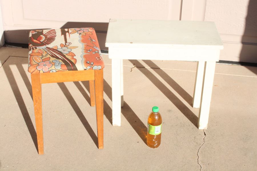 Pair Of Vintage Stools