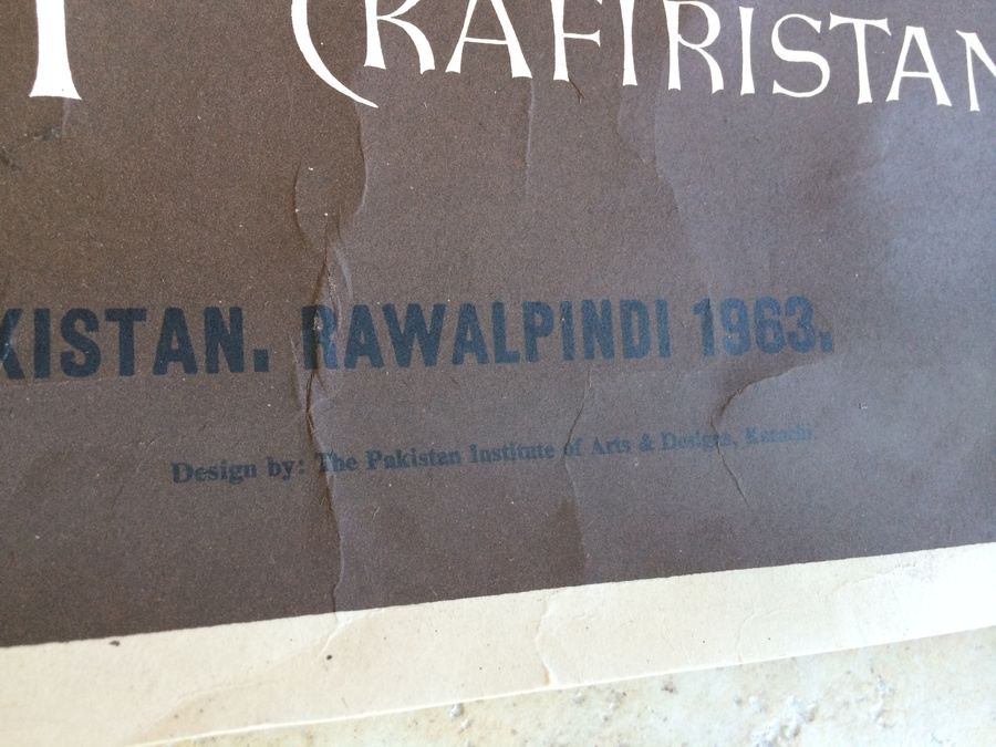 Original Vintage Pakistan Travel Poster [Photo 6]