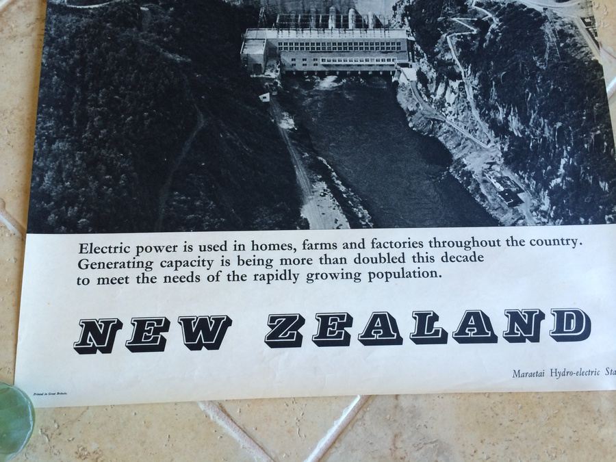 Original Vintage New Zealand Travel Poster [Photo 4]