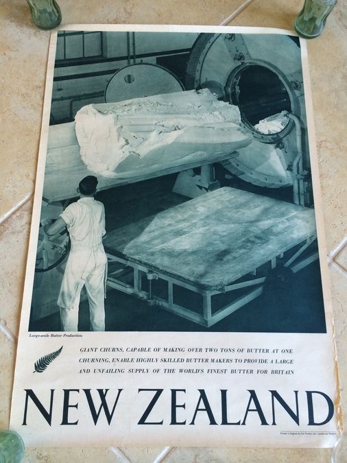 Original Vintage New Zealand Travel Poster [Photo 1]