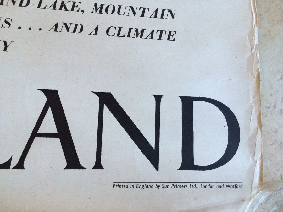 Original Vintage New Zealand Travel Poster [Photo 4]