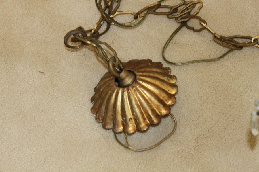 Large Italian Gilt Chandelier Must See In Person [Photo 8]