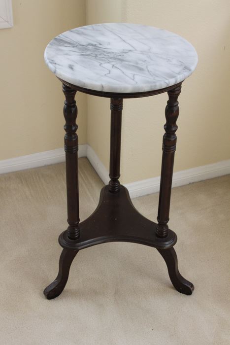 Marble Top Side Table