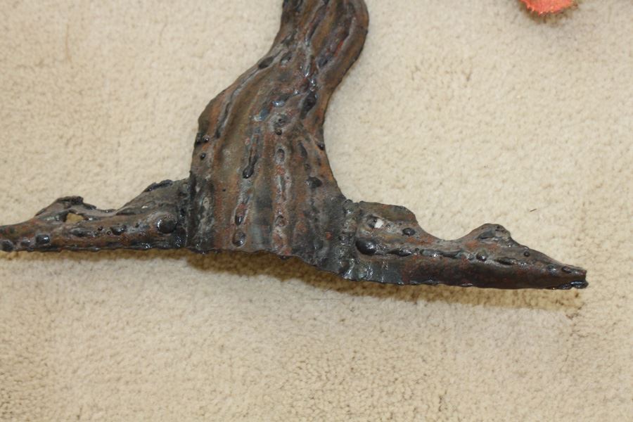 Wood And Metal Tree Plus Wooden Book Box Lot [Photo 5]