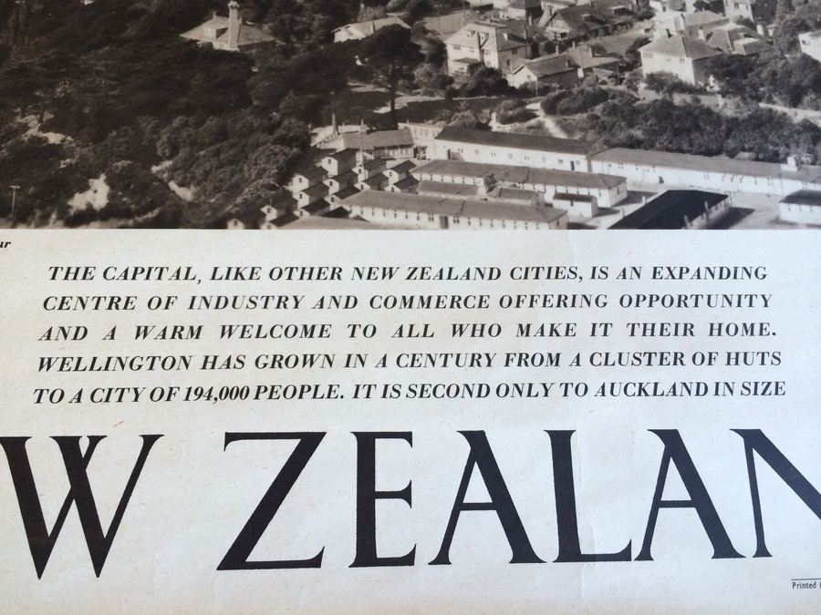 Original Vintage New Zealand Travel Poster [Photo 4]