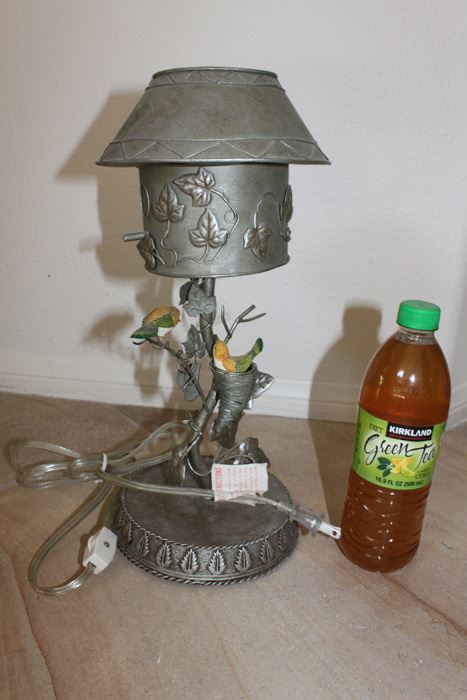 Metal Bird Table Lamp