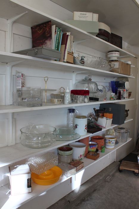 Large Lot Of Items On Shelf In Garage [Photo 1]