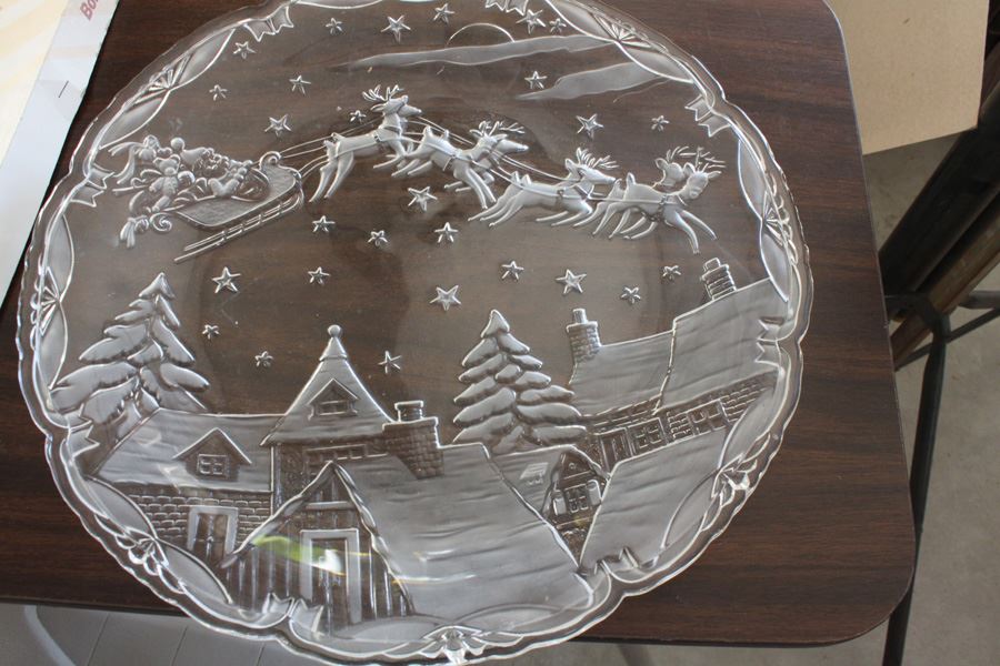 Glass Christmas Plate [Photo 2]