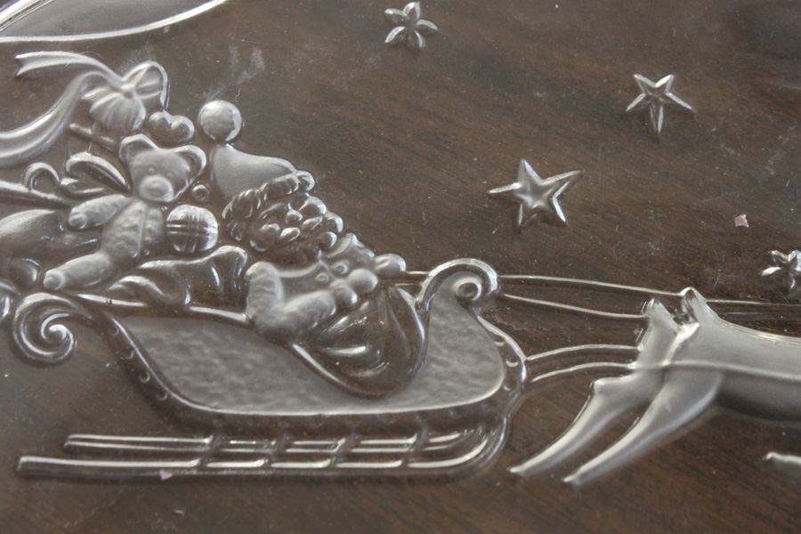 Glass Christmas Plate [Photo 3]