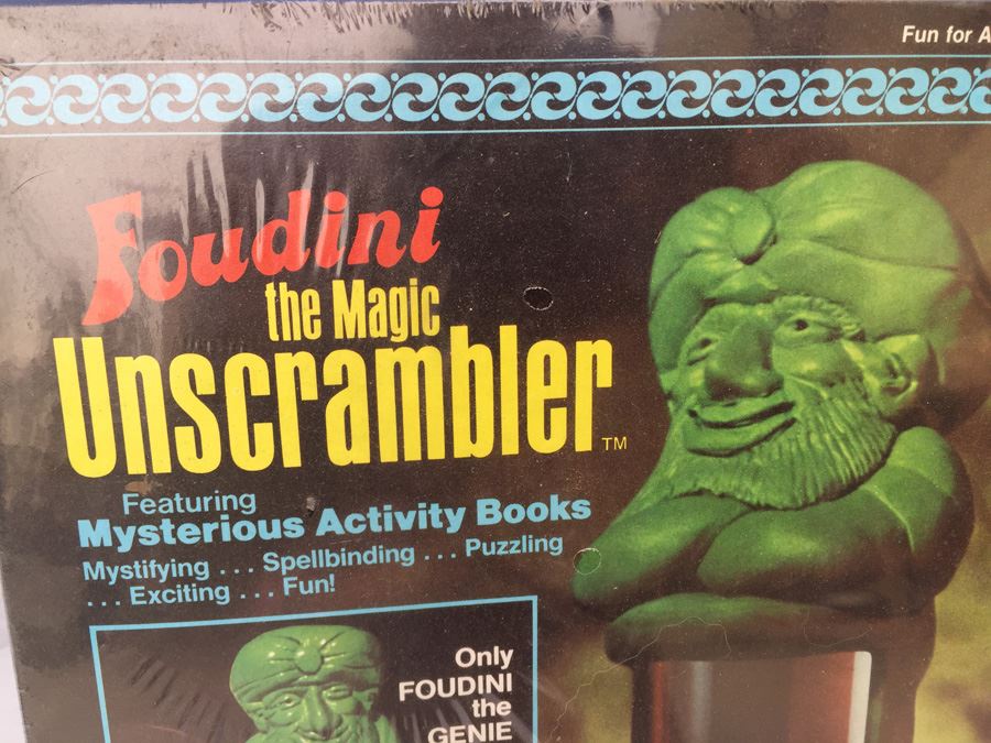 Foudini The Magic Unscrambler Sealed New In Box Genie Vintage 1977 [Photo 3]