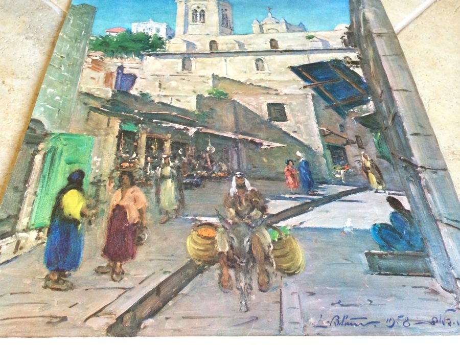 Original Vintage Nazareth Israel Travel Poster [Photo 6]