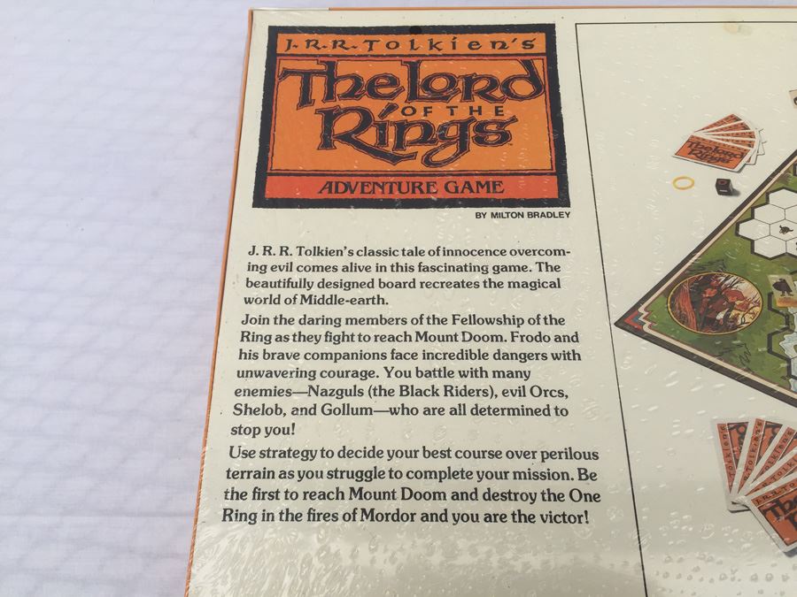 Vintage Lord of the Rings adventure game store