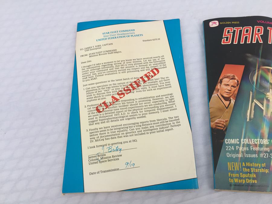 STAR TREK Volume 4 Golden Press Comic Collectors' Classic Vintage 1977 [Photo 6]