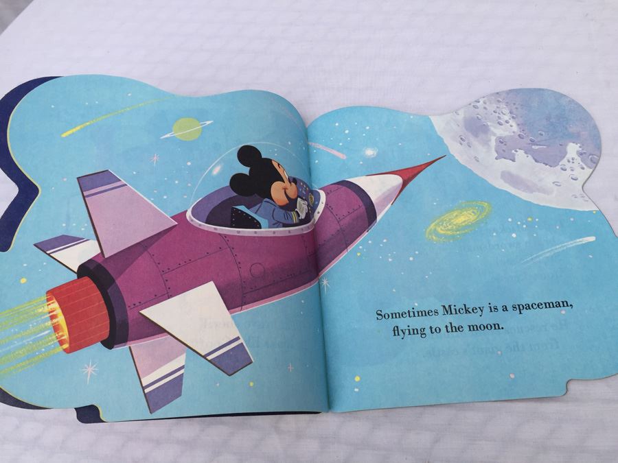 Pair Of Walt Disney's Mickey Mouse Golden Shape Book Vintage 1978 [Photo 3]