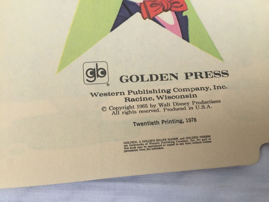 Pair Of Walt Disney's Mickey Mouse Golden Shape Book Vintage 1978 [Photo 6]