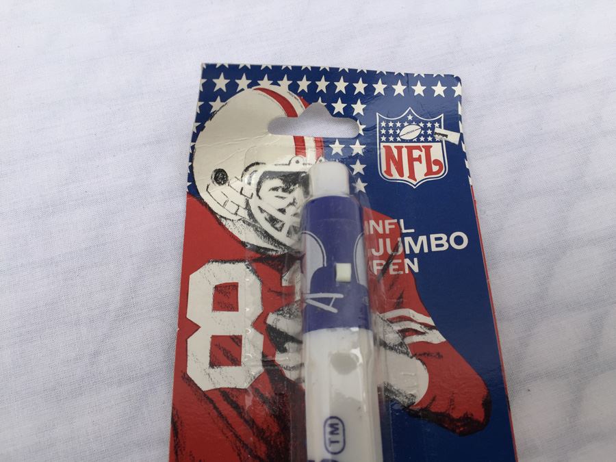 Pair Of NFL Jumbo Pens New On Card Steelers And Cowboys [Photo 4]