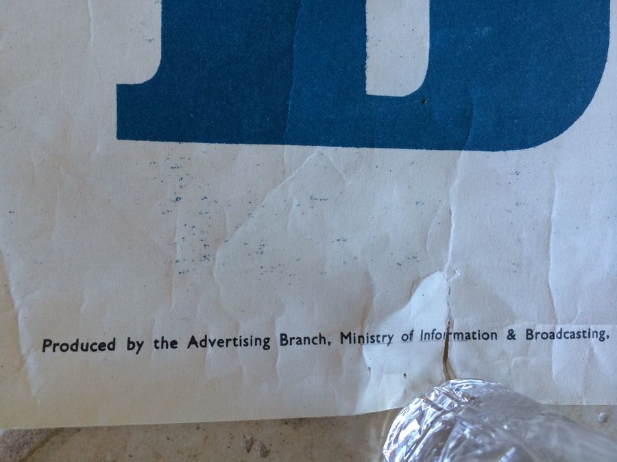 Original Vintage India Travel Poster [Photo 4]