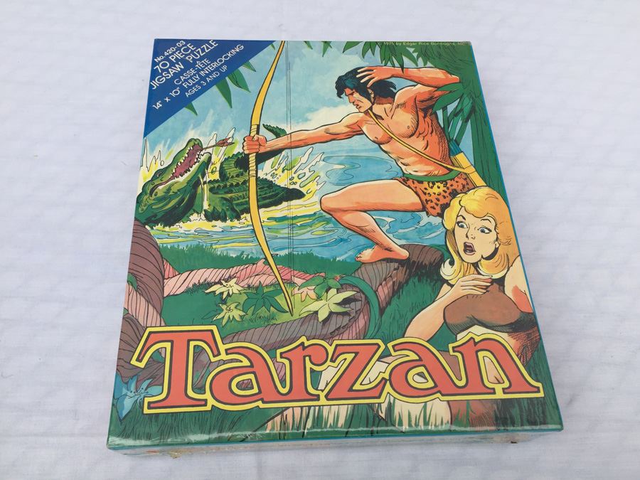 Tarzan Jigsaw Puzzle Sealed New In Box Vintage 1975 By Edgar Rice Burroughs