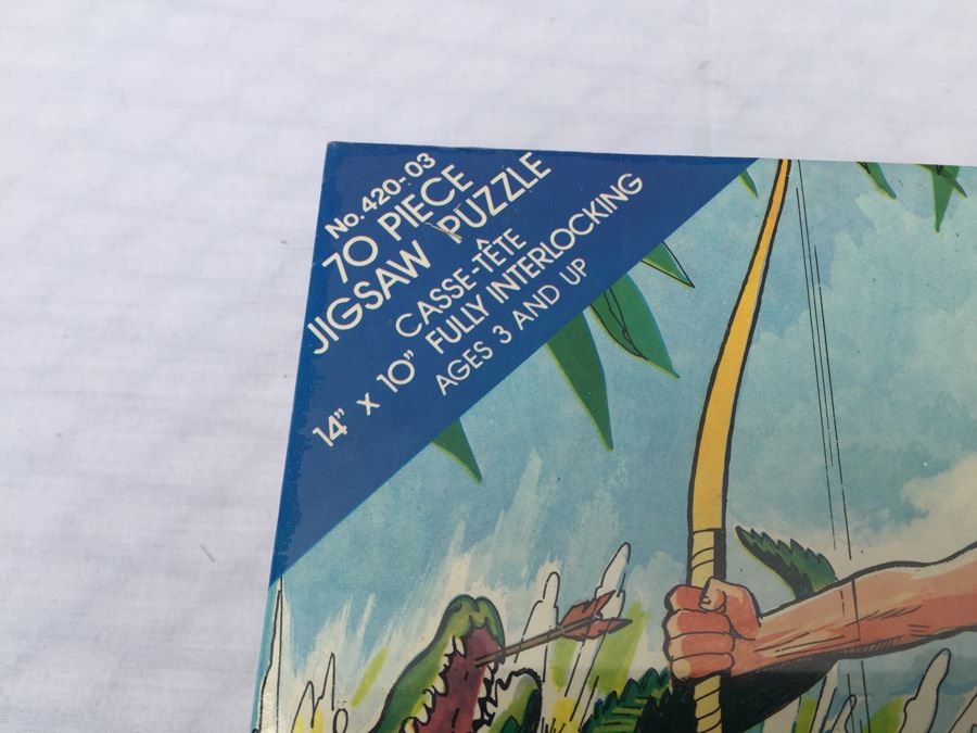 Tarzan Jigsaw Puzzle Sealed New In Box Vintage 1975 By Edgar Rice Burroughs [Photo 5]