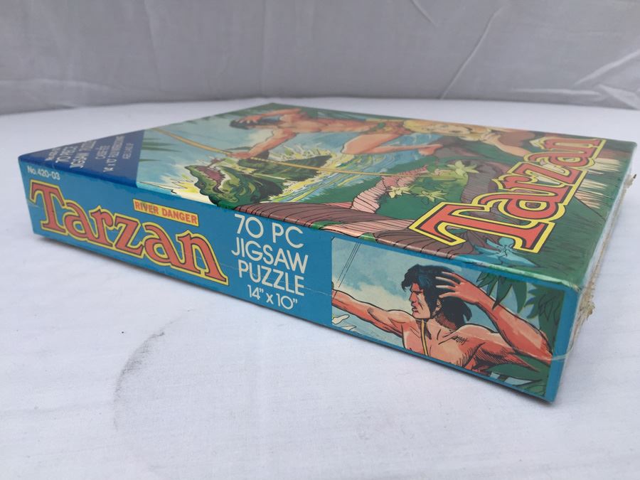 Tarzan Jigsaw Puzzle Sealed New In Box Vintage 1975 By Edgar Rice Burroughs [Photo 3]