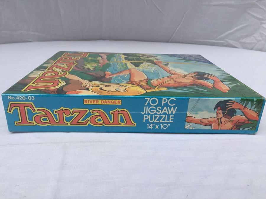 Tarzan Jigsaw Puzzle Sealed New In Box Vintage 1975 By Edgar Rice Burroughs [Photo 7]
