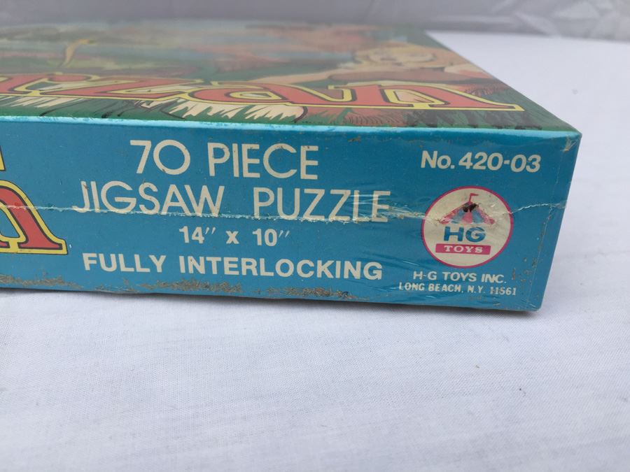 Tarzan Jigsaw Puzzle Sealed New In Box Vintage 1975 By Edgar Rice Burroughs [Photo 9]