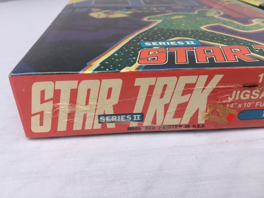 Pair Of STAR TREK Series II Jigsaw Puzzles Sealed New In Box Vintage 1976 The Alien And Force Field Capture [Photo 6]
