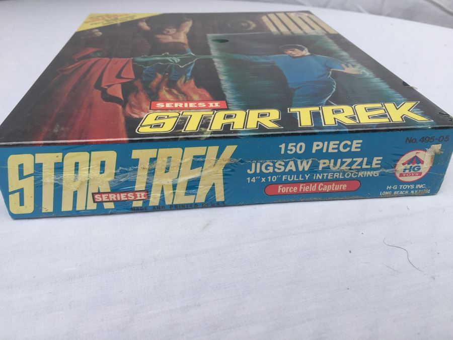 Pair Of STAR TREK Series II Jigsaw Puzzles Sealed New In Box Vintage 1976 The Alien And Force Field Capture [Photo 11]