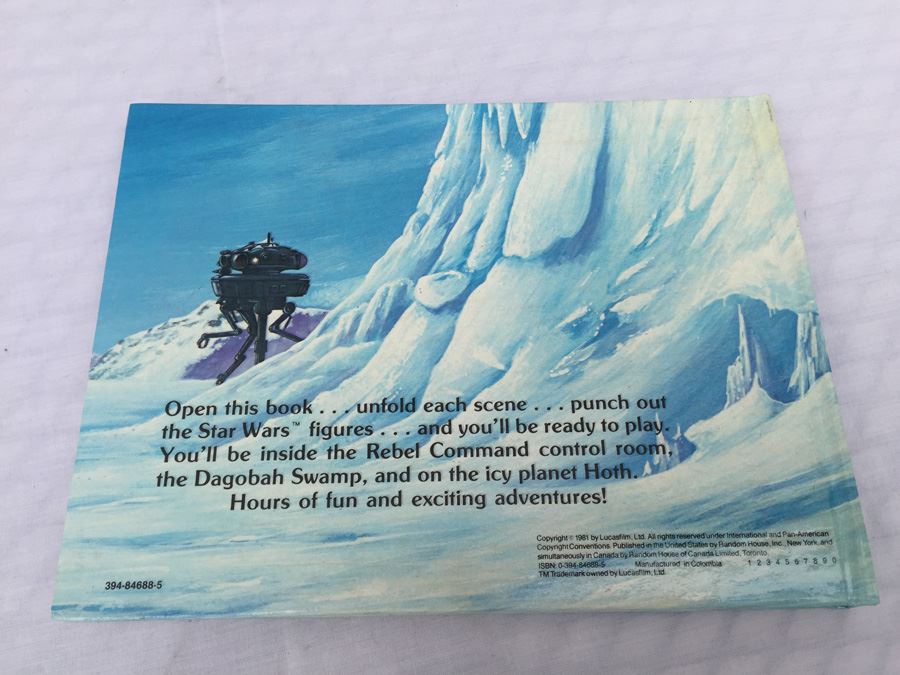 STAR WARS The Empire Strikes Back Panorama Book Random House Vintage 1981 First Edition Unpunched [Photo 6]