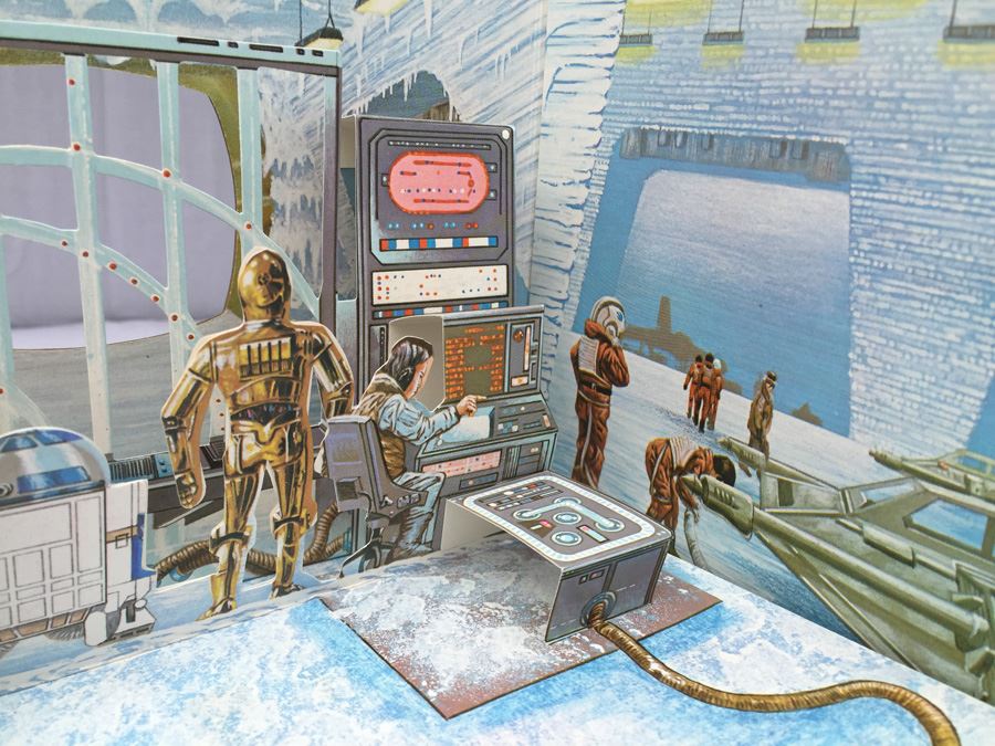 STAR WARS The Empire Strikes Back Panorama Book Random House Vintage 1981 First Edition Unpunched [Photo 10]